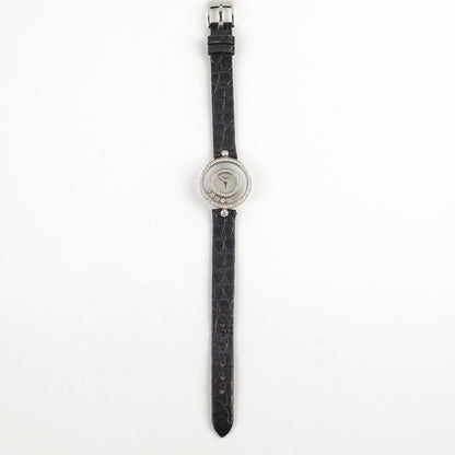 Chopard Happy Diamonds Watch Black Silver