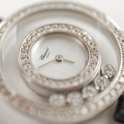 Chopard Happy Diamonds Watch Black Silver