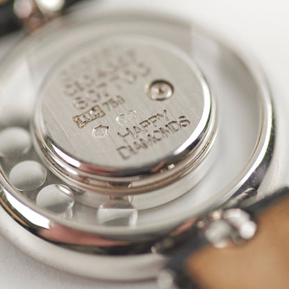 Chopard Happy Diamonds Watch Black Silver