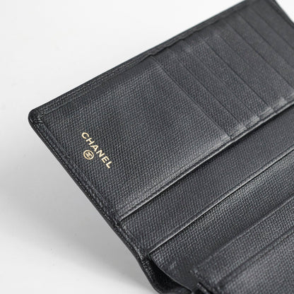 Chanel Long Wallet Black