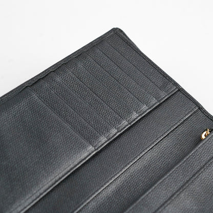 Chanel Long Wallet Black