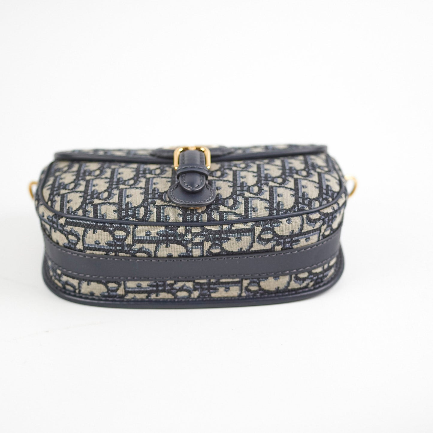 Christian Dior Medium Bobby Navy Oblique
