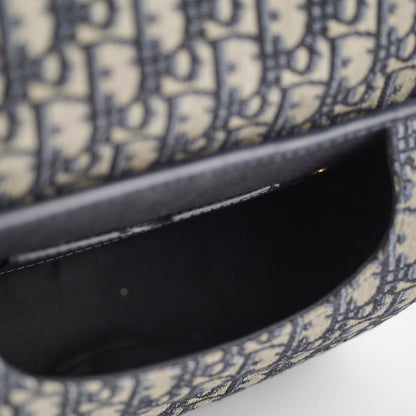 Christian Dior Medium Bobby Navy Oblique