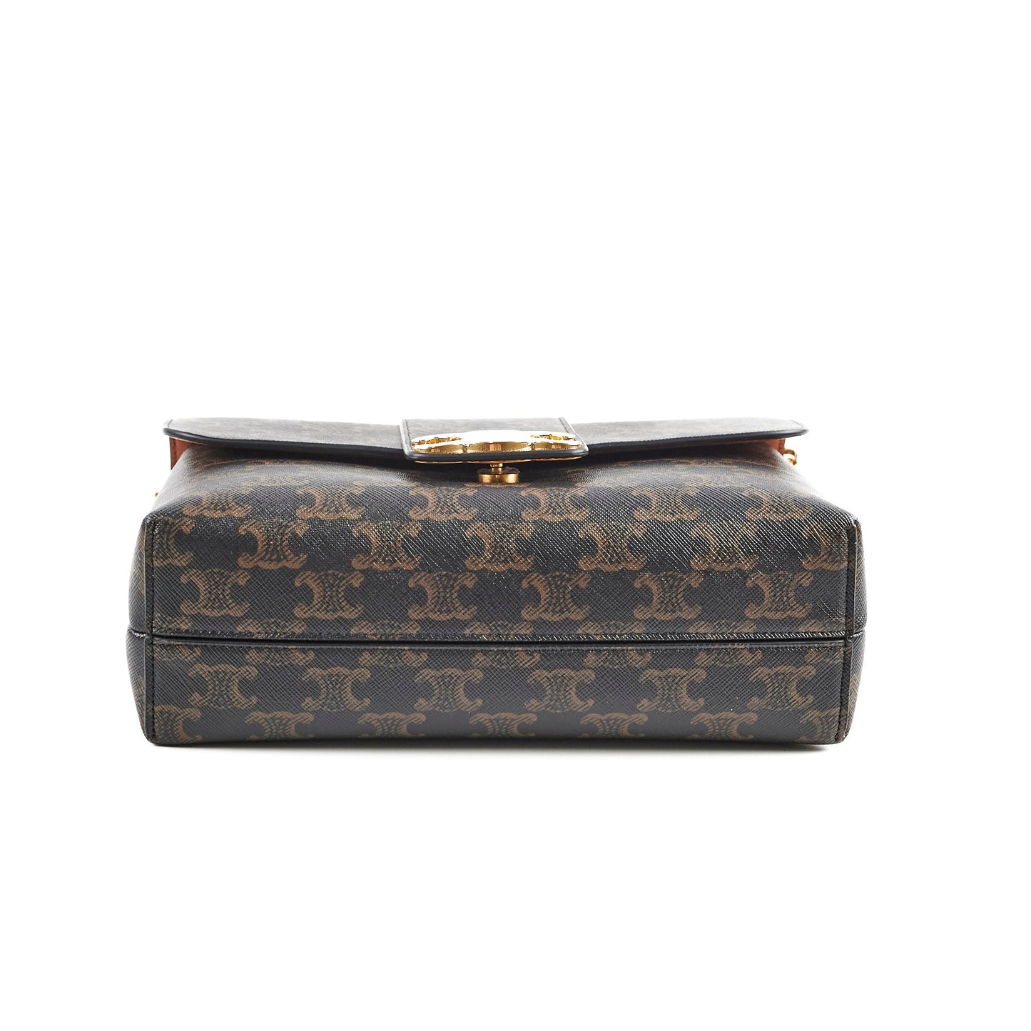 Celine Medium Victoire Bag in Triomphe Canvas Tan