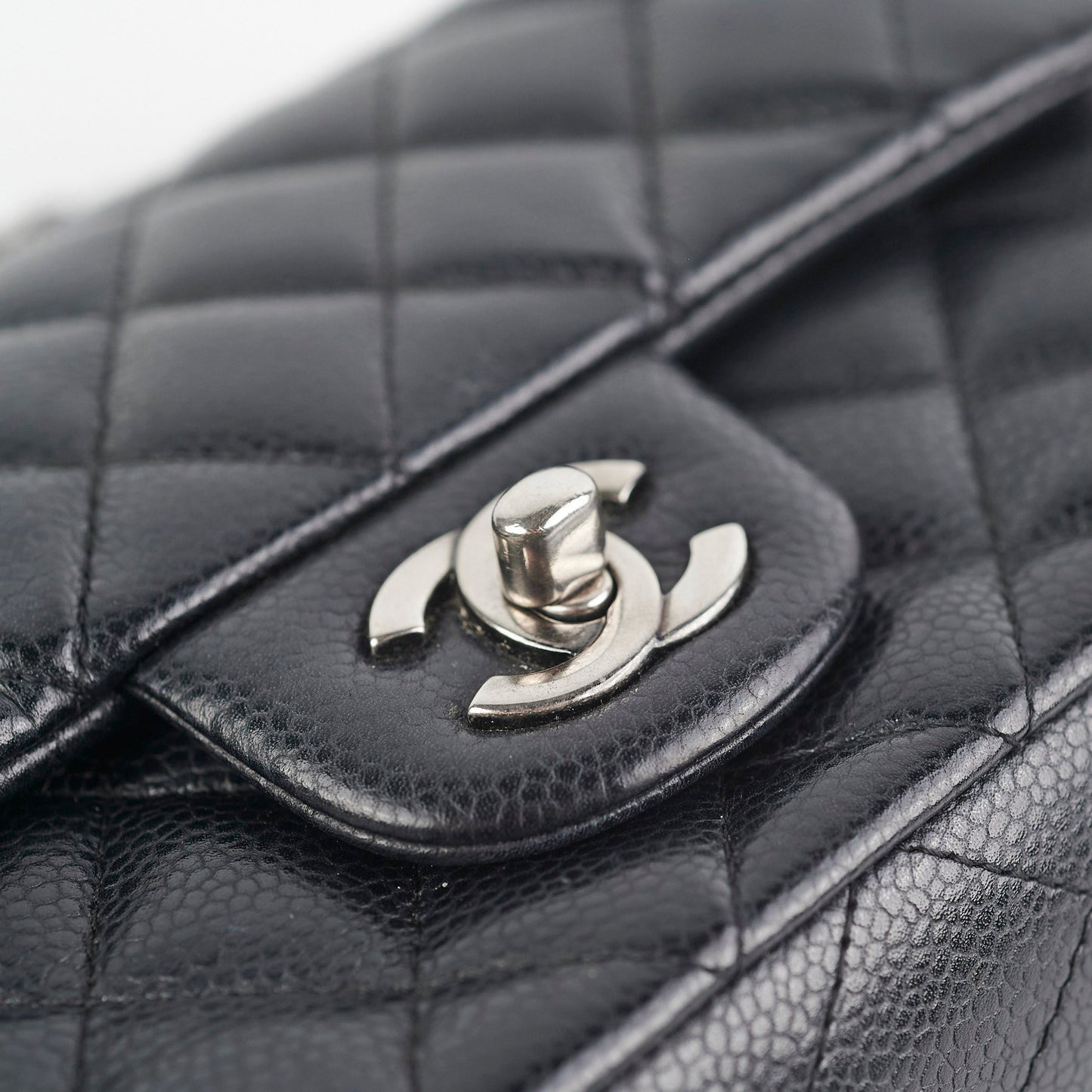 Chanel Mini Rectangular Black Caviar