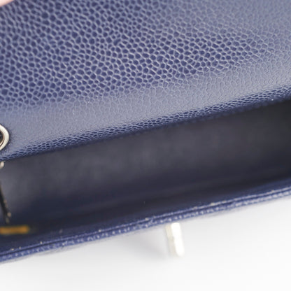 Chanel Mini Rectangular Navy Caviar