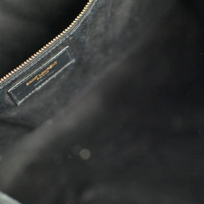 Saint Laurent Maxi Shopping Bag Quilted Lambskin Black