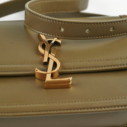 Saint Laurent Solferino Small Satchel Crossbody Olive Khaki