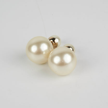 Christian Dior Tribales Pearl Earrings Costume Jewellery