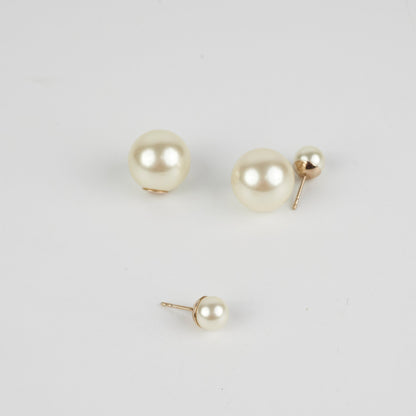 Christian Dior Tribales Pearl Earrings Costume Jewellery