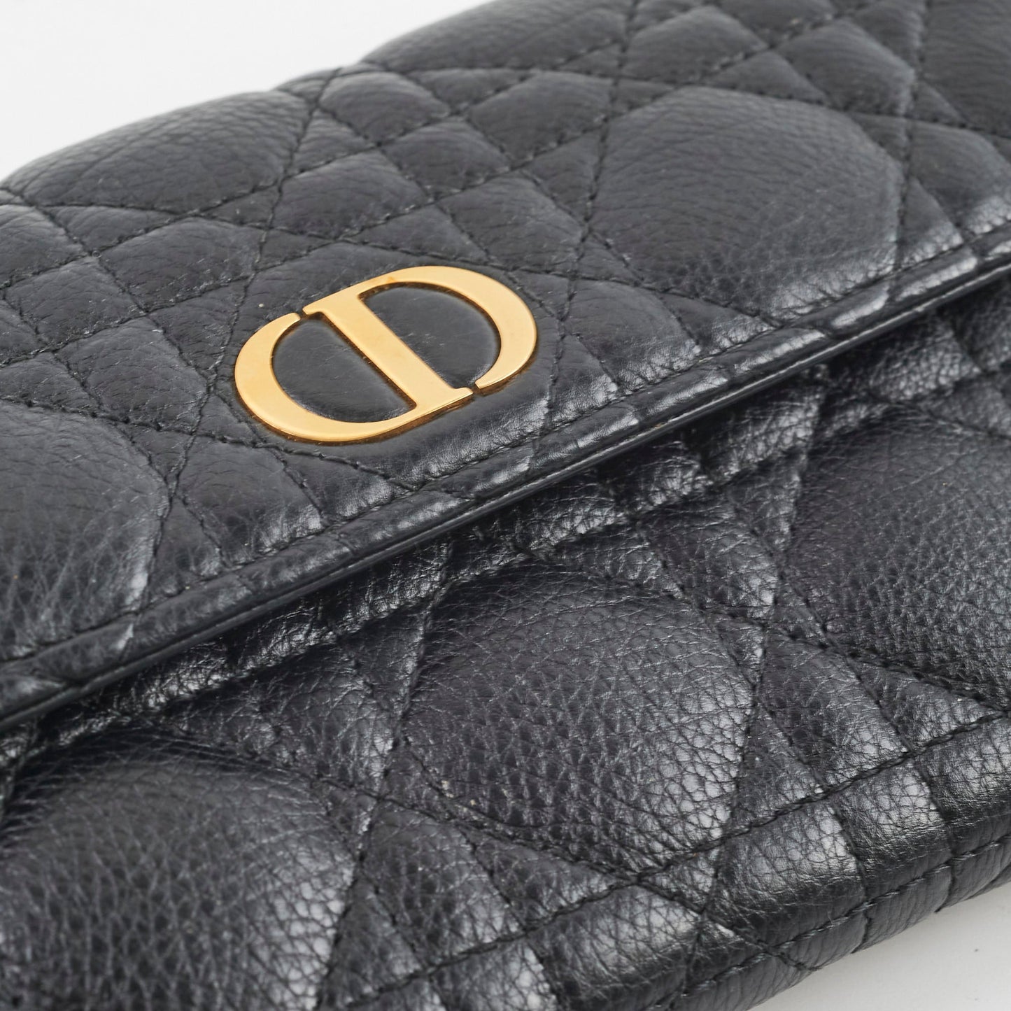 Christian Dior Caro Orchid Long Wallet