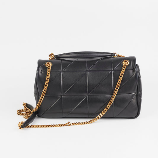 Saint Laurent Medium Lambskin Patchwork Chain Bag