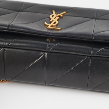Saint Laurent Medium Lambskin Patchwork Chain Bag