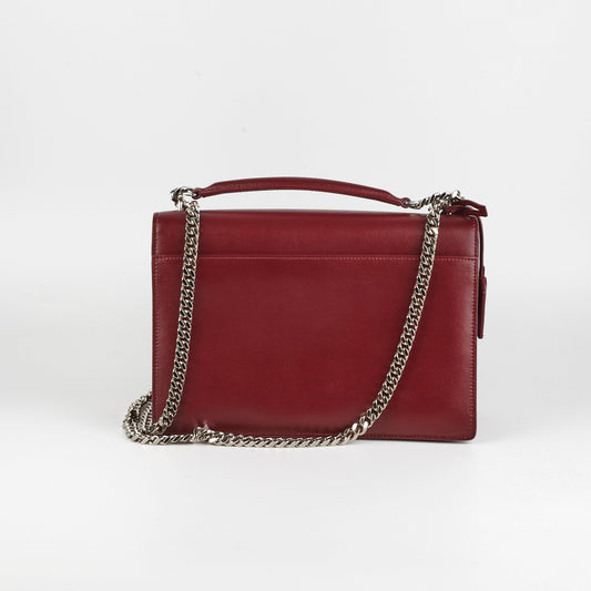 Saint Laurent Sunset Medium Burgundy