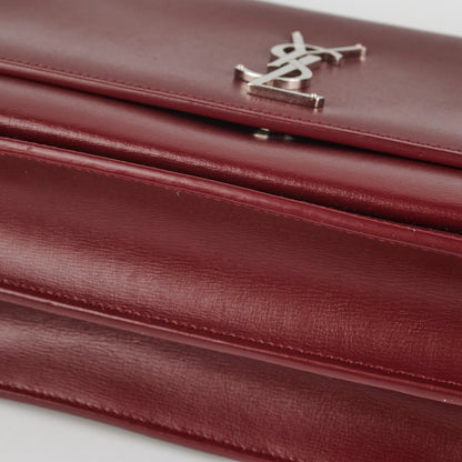 Saint Laurent Sunset Medium Burgundy