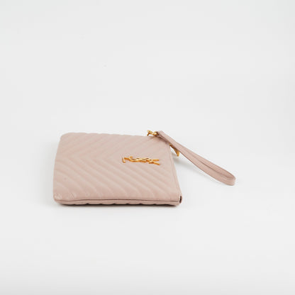 Saint Laurent Pink Cassandre Pouch