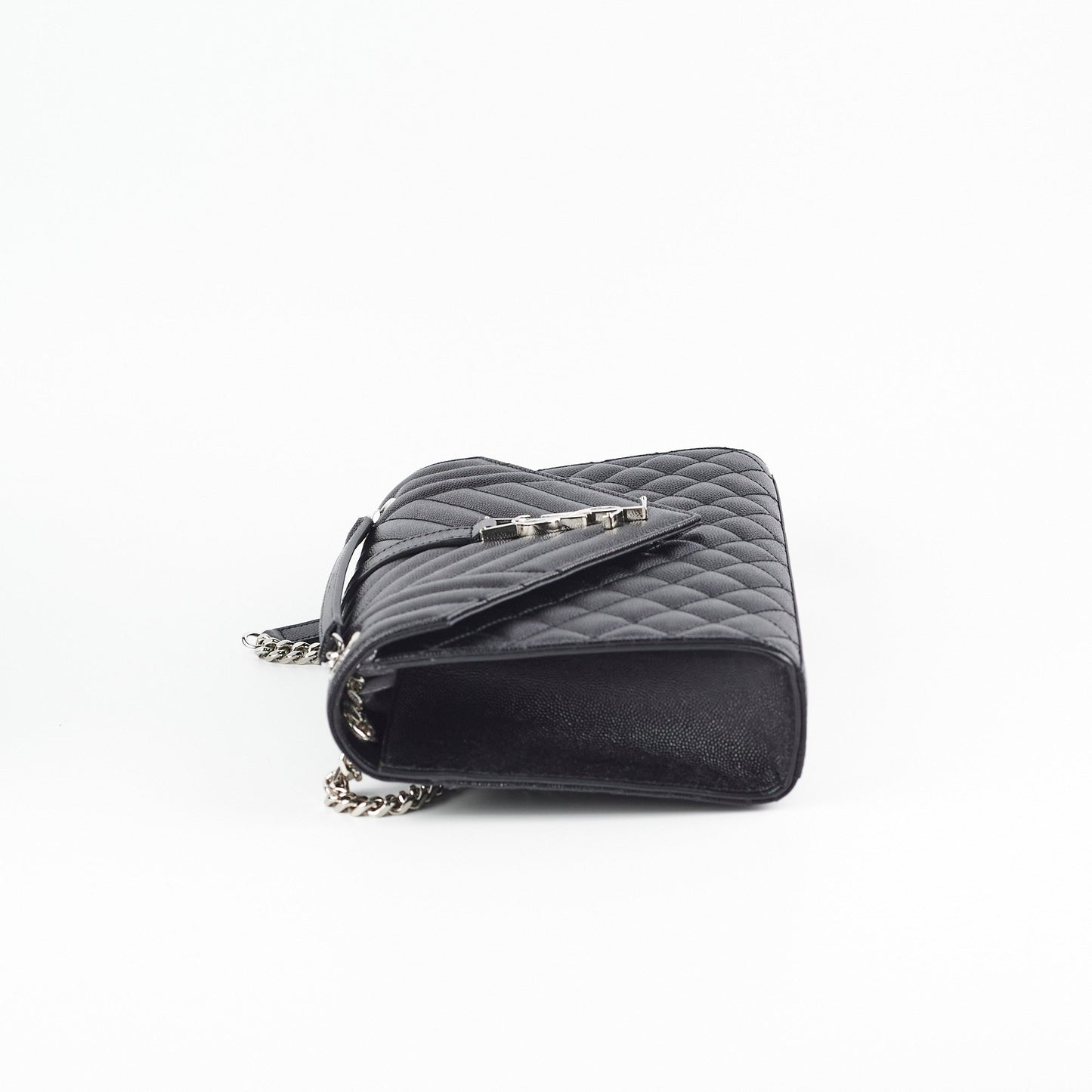 Saint Laurent Medium Envelope Black Bag