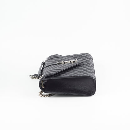 Saint Laurent Medium Envelope Black Bag