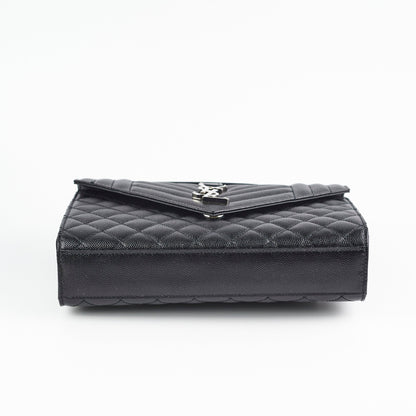 Saint Laurent Medium Envelope Black Bag