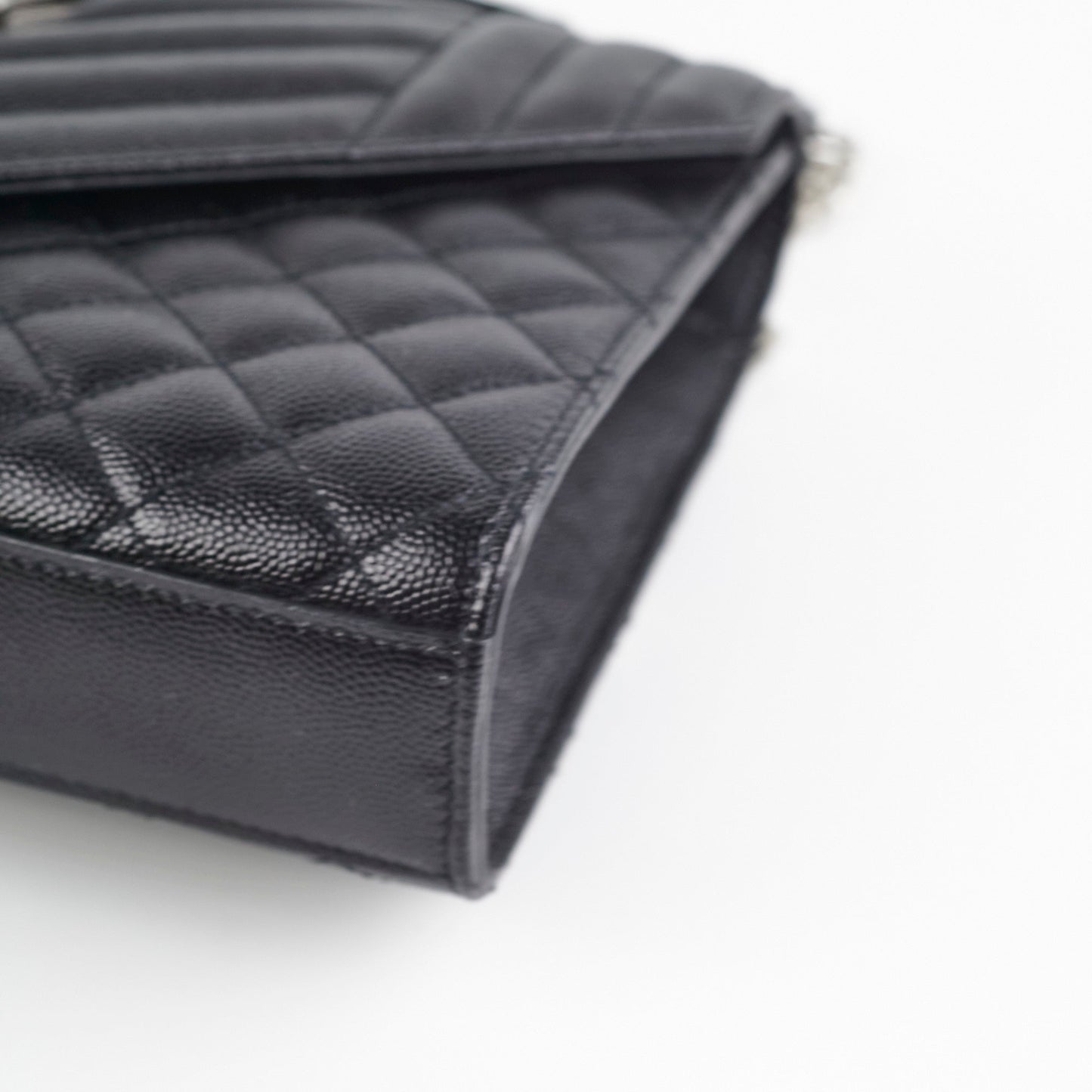 Saint Laurent Medium Envelope Black Bag