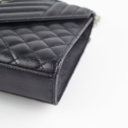 Saint Laurent Medium Envelope Black Bag