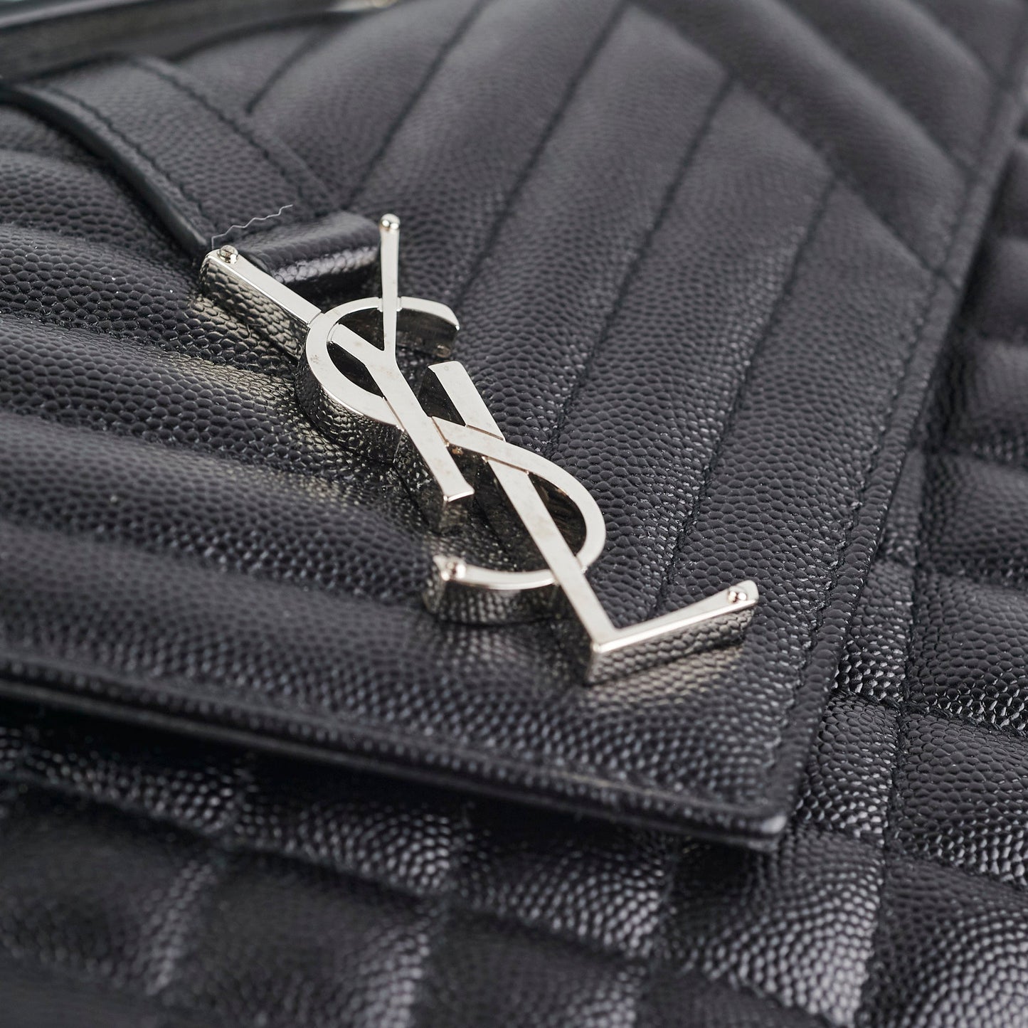 Saint Laurent Medium Envelope Black Bag