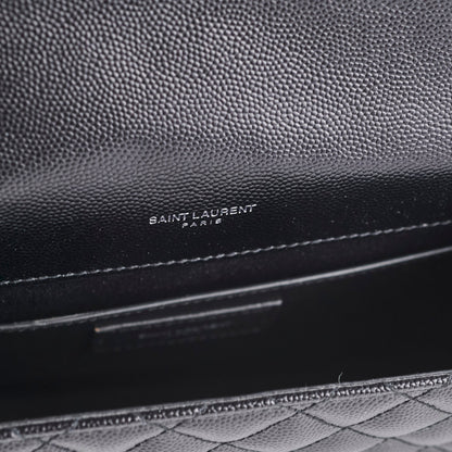 Saint Laurent Medium Envelope Black Bag