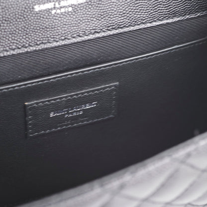 Saint Laurent Medium Envelope Black Bag