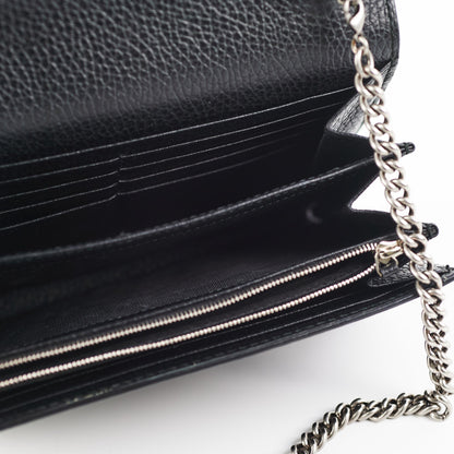 Gucci Dionysus Wallet On Chain Black