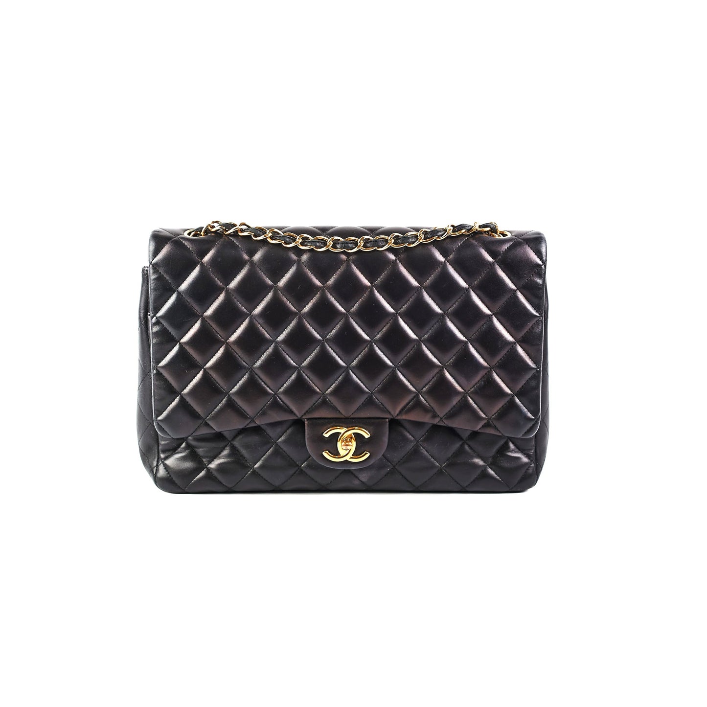 Chanel Maxi Jumbo Lambskin Black