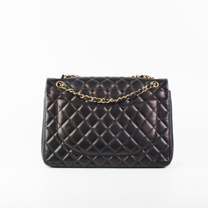 Chanel Maxi Jumbo Lambskin Black