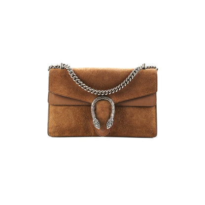 Gucci Dionysus Medium Brown Suede Bag