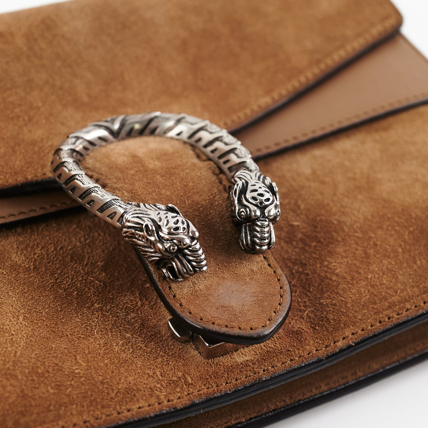 Gucci Dionysus Medium Brown Suede Bag