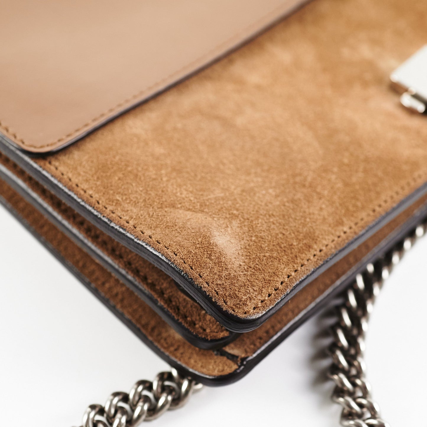 Gucci Dionysus Medium Brown Suede Bag