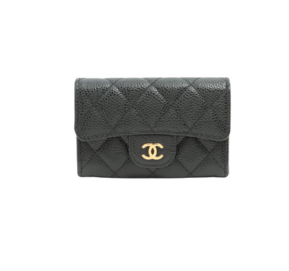 Chanel Caviar Small Black Card Case - 30 series