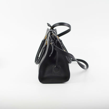 Saint Laurent Toy Cabas Black Shoulder Bag