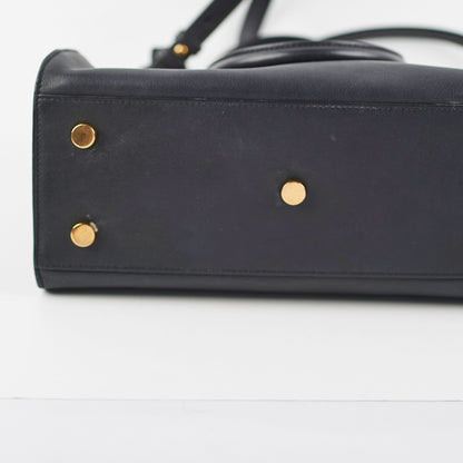 Saint Laurent Toy Cabas Black Shoulder Bag