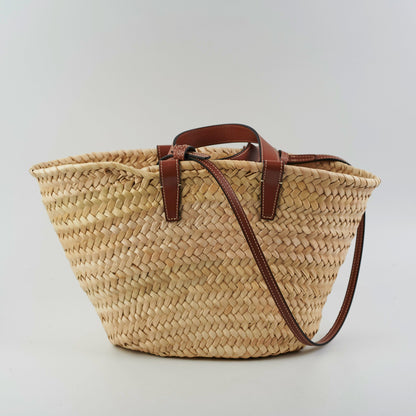 Celine Raffia Basket Bag