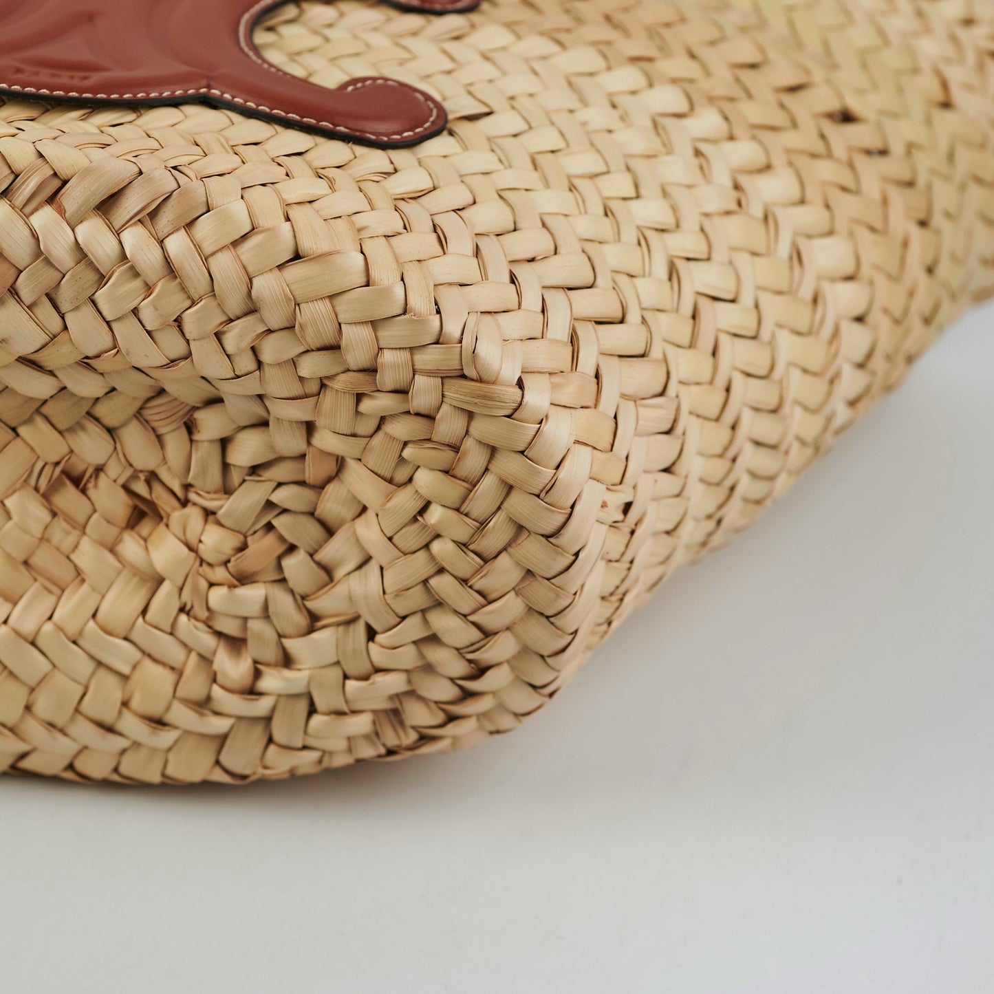 Celine Raffia Basket Bag