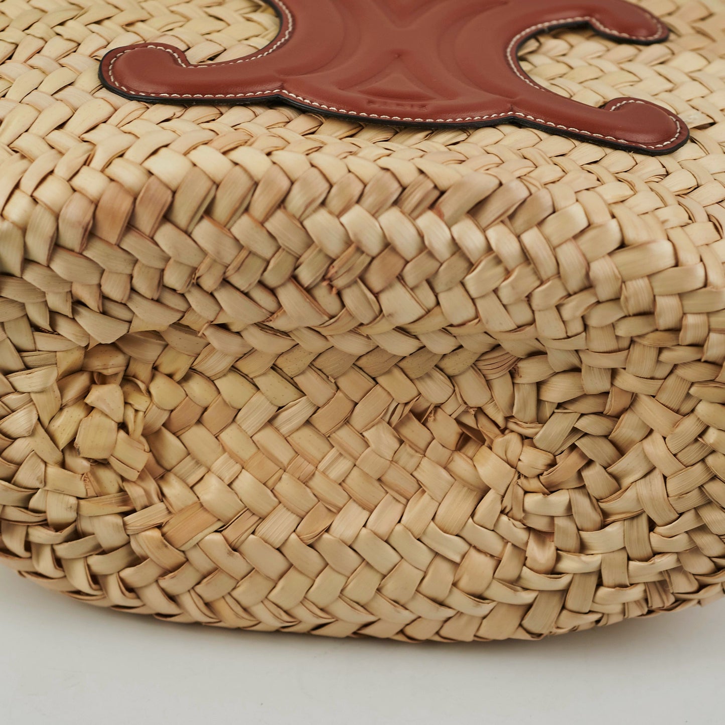 Celine Raffia Basket Bag