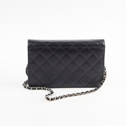 Chanel CC Cambon Wallet on Chain WOC Black