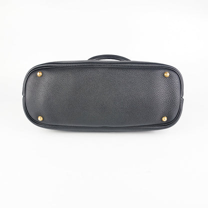 Gucci Bright Bit Convertible Tote Medium Black