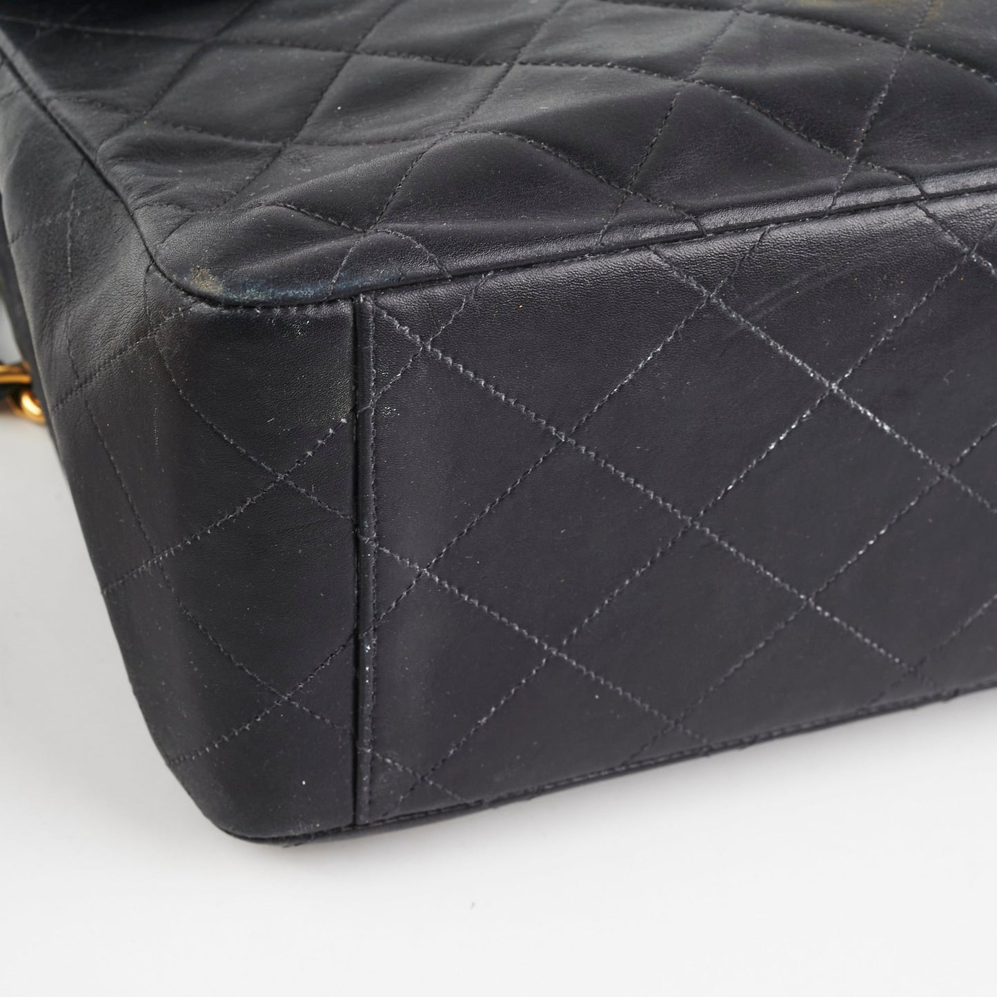 Chanel Maxi Jumbo Vintage Black Flap