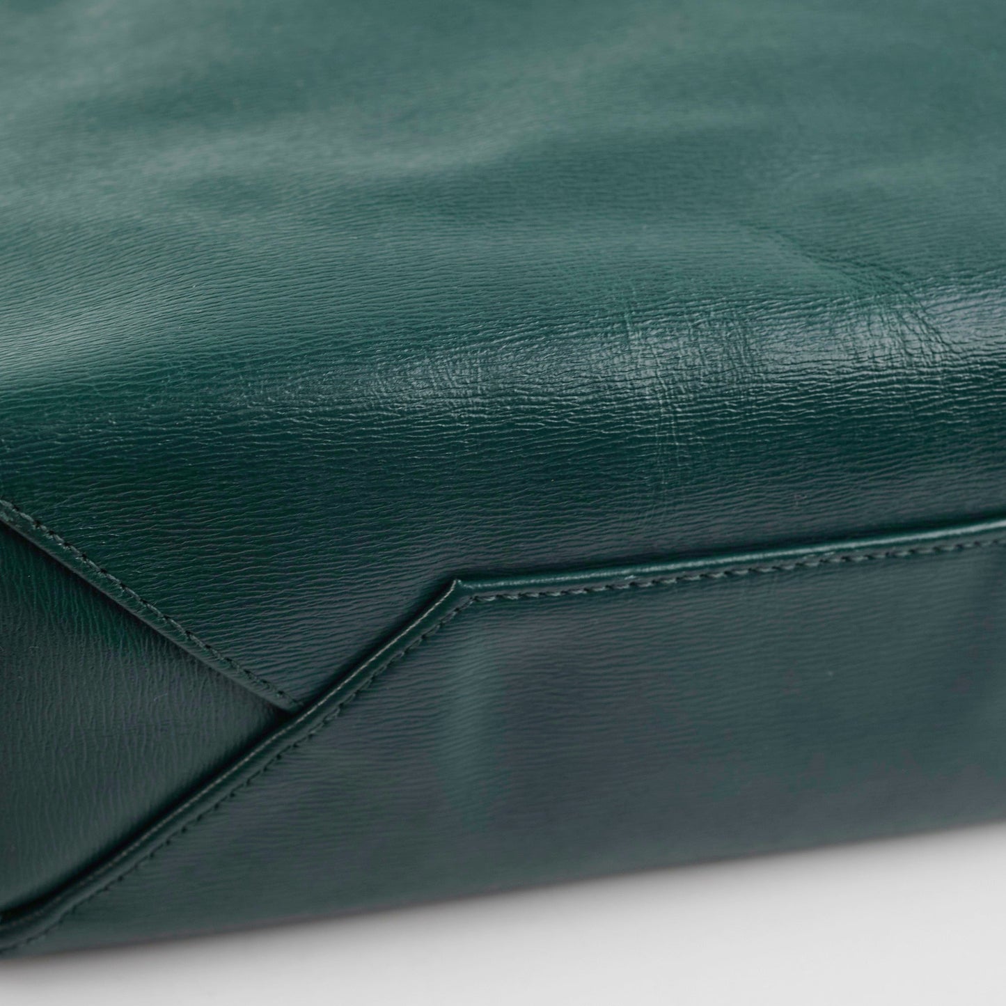 Celine Vertical Cabas Tote Small Forest Green