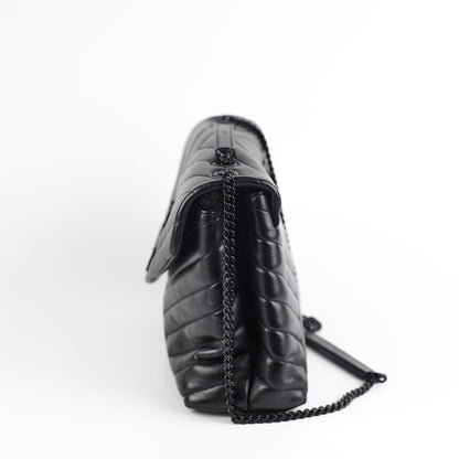Saint Laurent Loulou Medium So Black