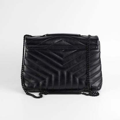 Saint Laurent Loulou Medium So Black