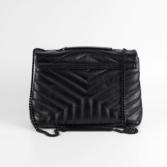 Saint Laurent Loulou Medium So Black