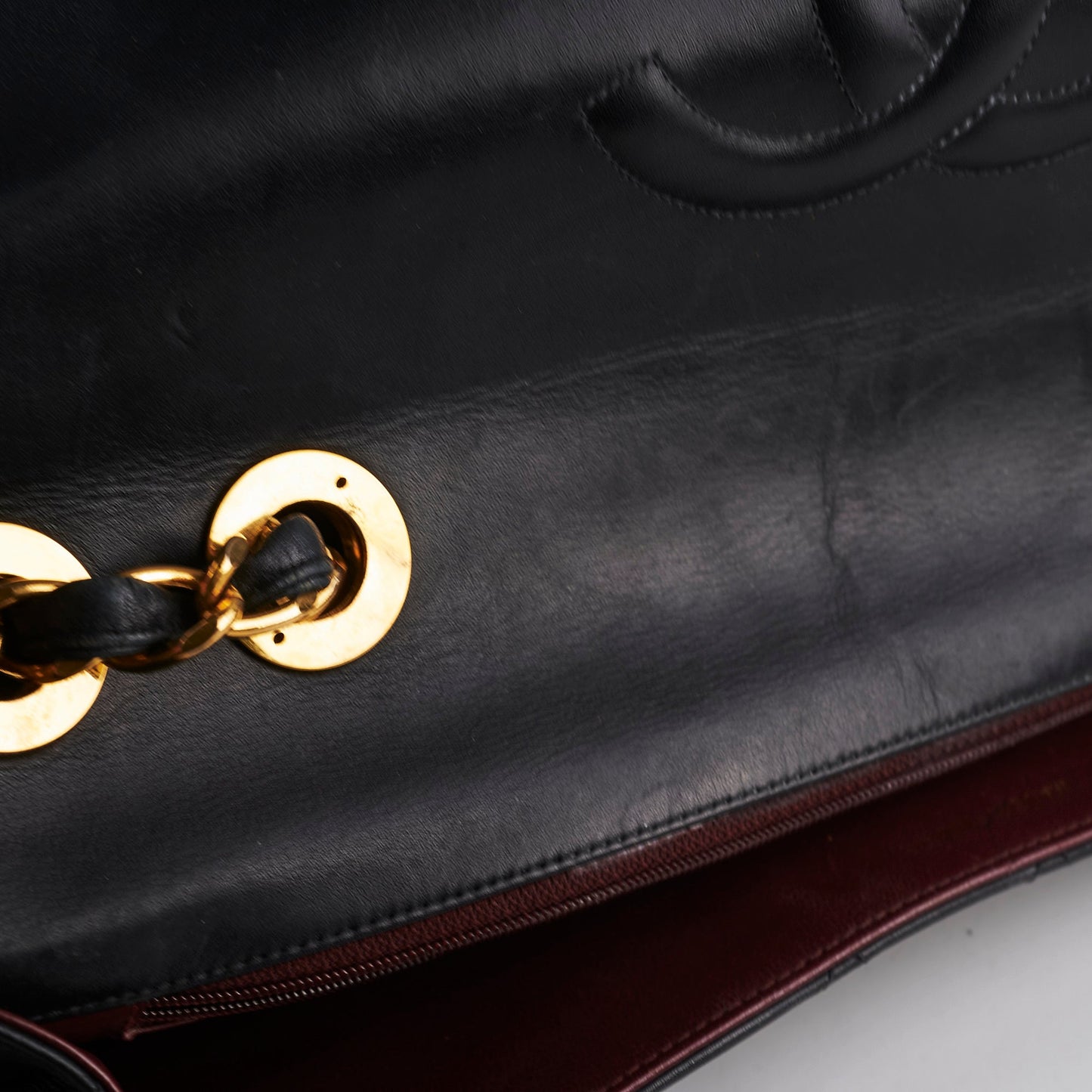 Chanel Maxi Jumbo Vintage Black Flap