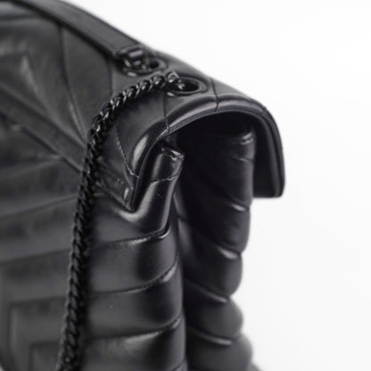 Saint Laurent Loulou Medium So Black