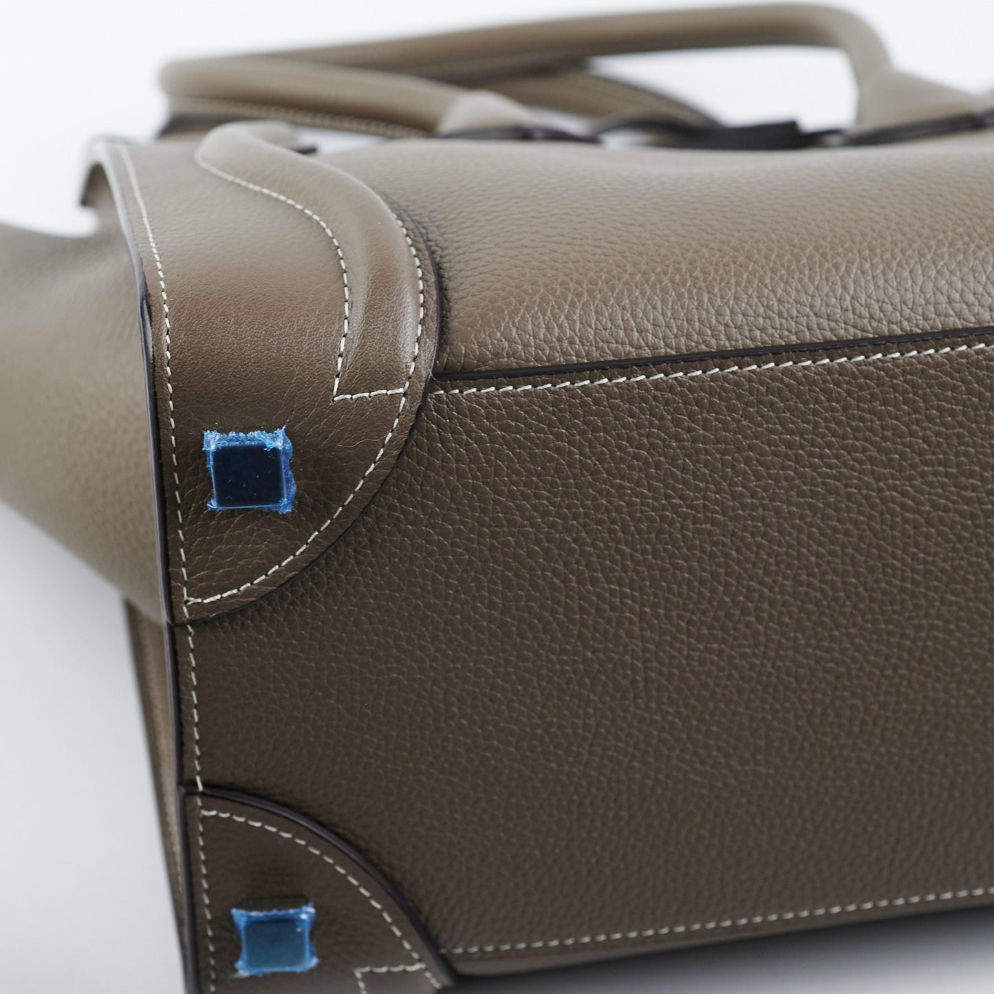 Celine Micro Luggage Calfskin Souris